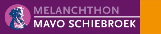 Logo van Melanchthon Mavo Schiebroek